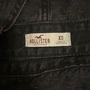 HOLLISTER BLACK OVERALLS